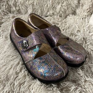 Alegria by PG Lite Slip Resistant Iridescent Shoes